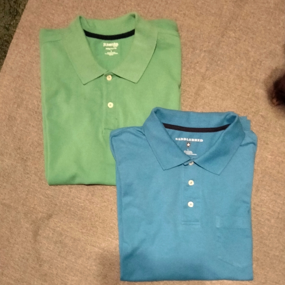 2 men's shirt St Johns Bay & SADDLEBRED